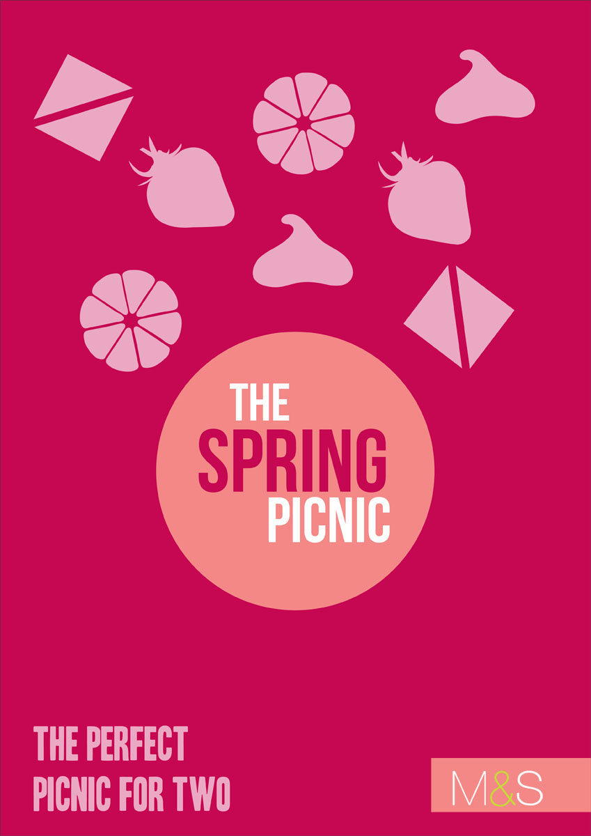Adobe Portfolio picnic Food  design spring