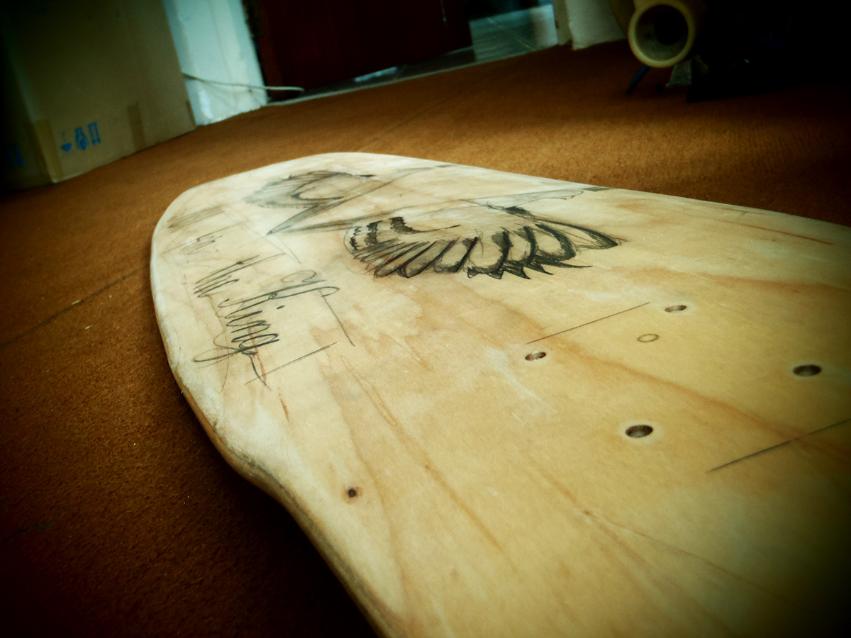 skate skateboard pigeon wood woodwork durban Indian Mynah