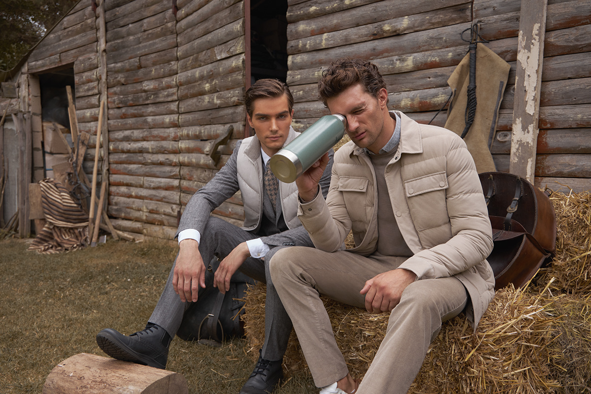 Fashion  Photography  suit Menswear editorial magazine Outdoor couple farm people