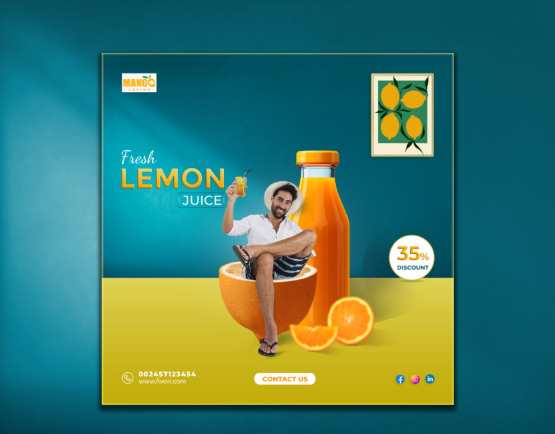 product design  Advertising  Social media post Graphic Designer design Socialmedia Product Manipulation Social Media Design lemon Lemon poster