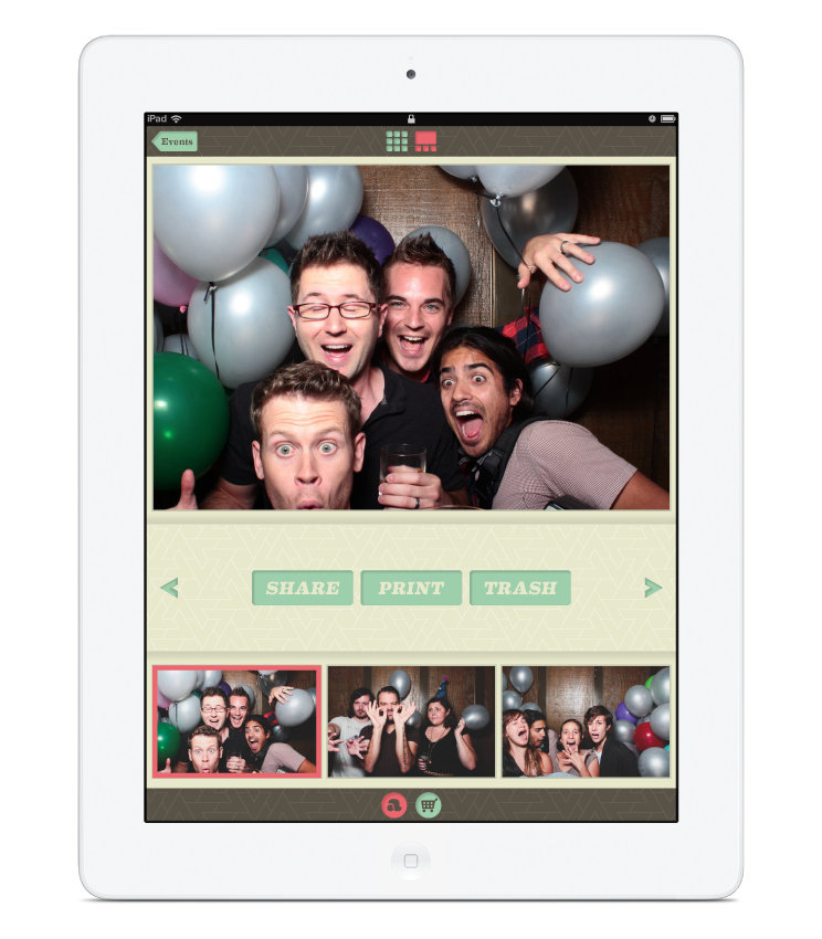 app design  ipad app Photobooth