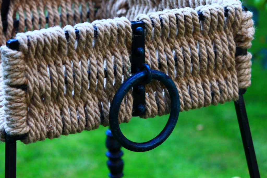 garden chair sisal rope