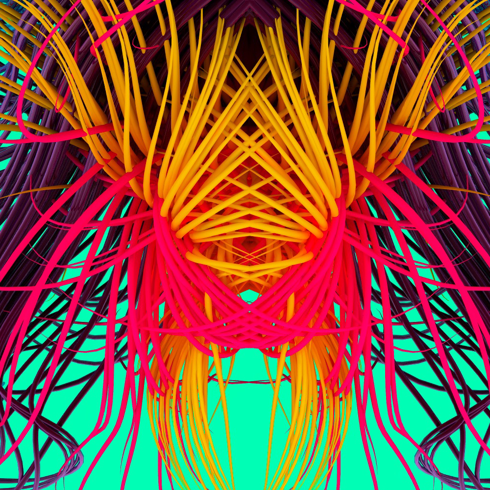 vivids fluo Totem 3D CMYK acqua summercolors aliens vaccienorme leonardoworx pantone happiness skateboarding poster recursive