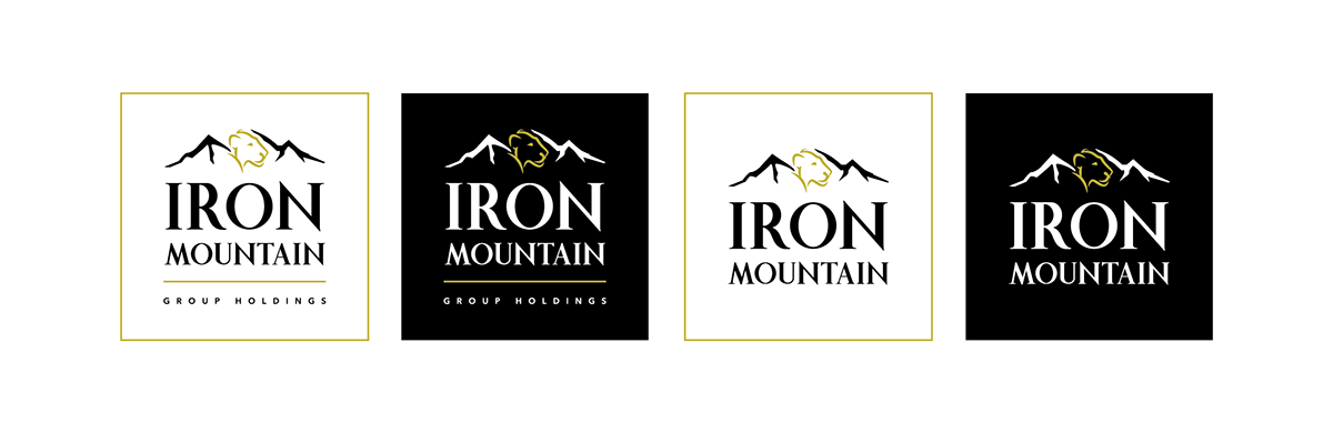 logo letterhead lion logo mountain logo GOLd logo