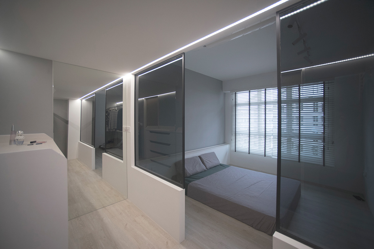 Komorebi singapore residential 3-bedder interior design  muji