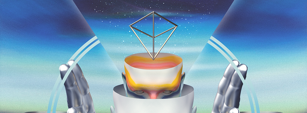 head heads psychedelic spiritual ep vinyl cover geometry geometric Konstruktiv hello play playlist posterdesign epdesign