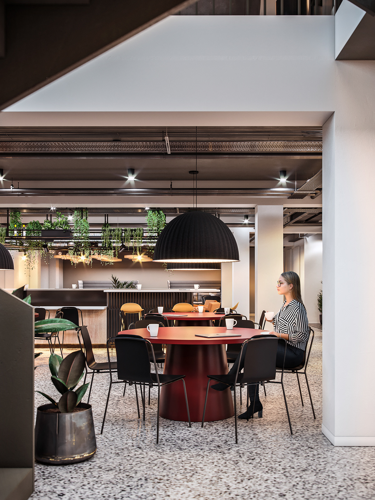 3D 3ds max architecture CGI corona render  Interior interior design  modern Office Design Render