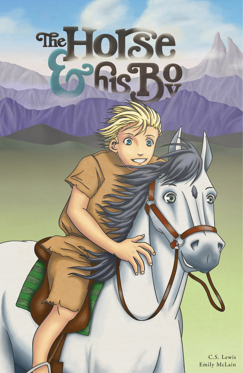horse boy C.S. Lewis Narnia Graphic Novel Comic Book Adaptation japanese style talking horse
