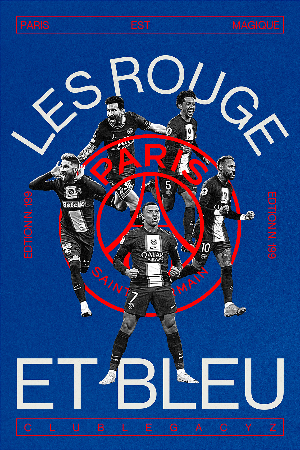 poster soccer football graphic design  Paris paris saint germain