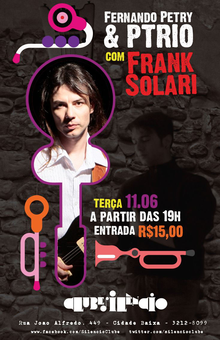 flyer Woodoo Oficina Web jazz Frank Solari Clube Silencio