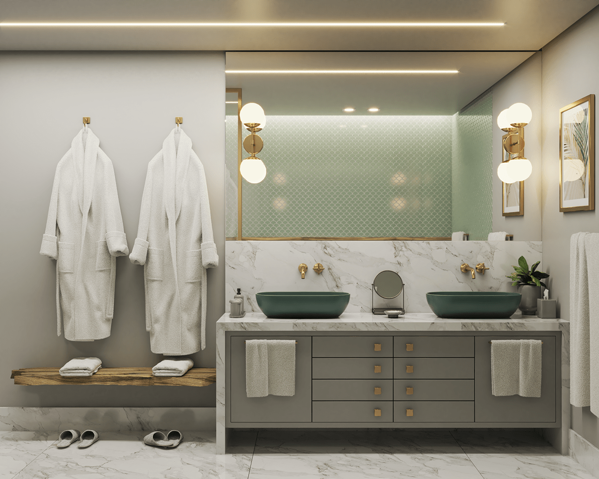architecture bathroom design interiordesign interiores Render SketchUP vray wc 3dvisualization