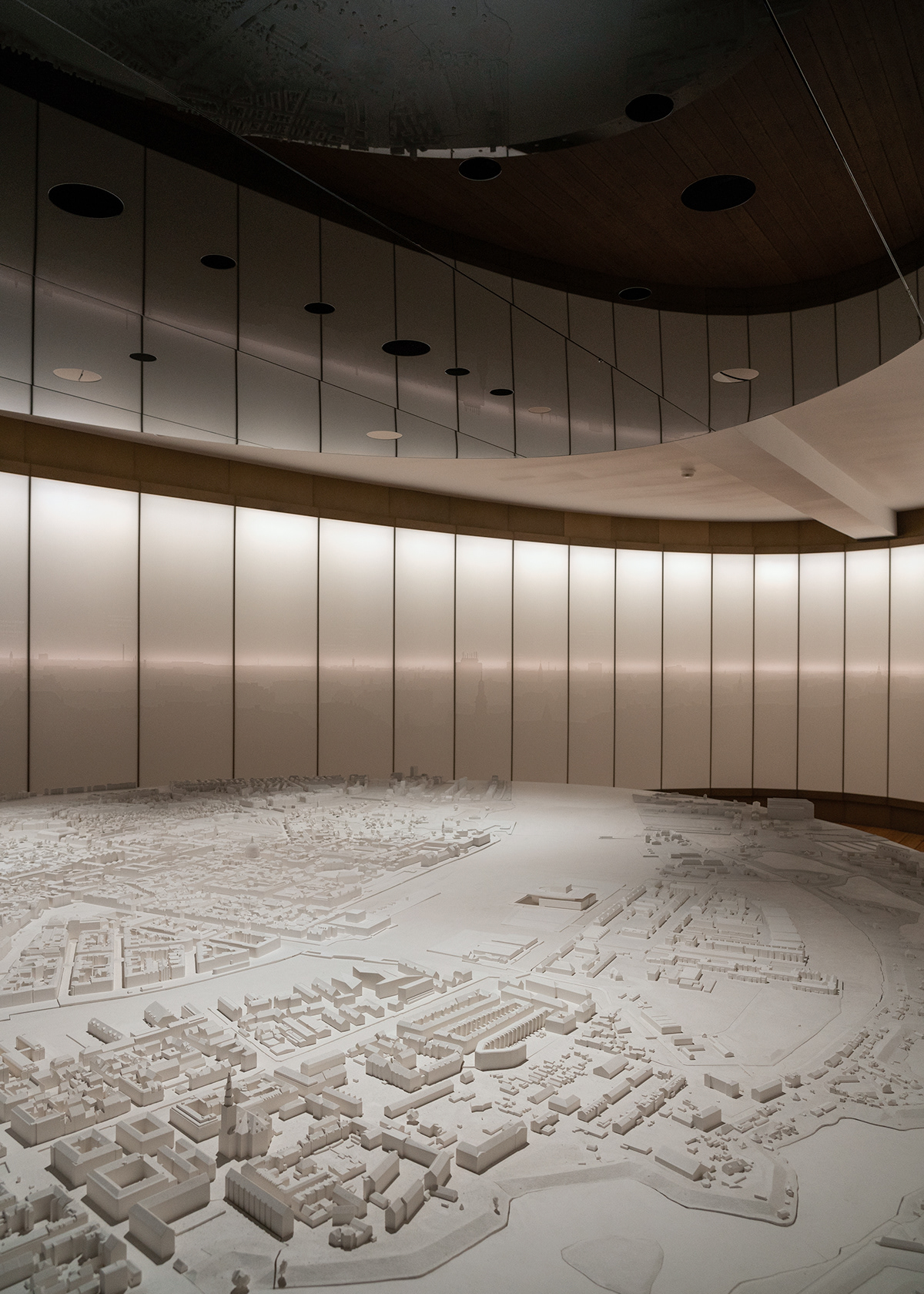 3D architecture copenhagen Interaction design  Interior JAC Studios KØBENHAVNS MUSEUM light installation panorama visualization