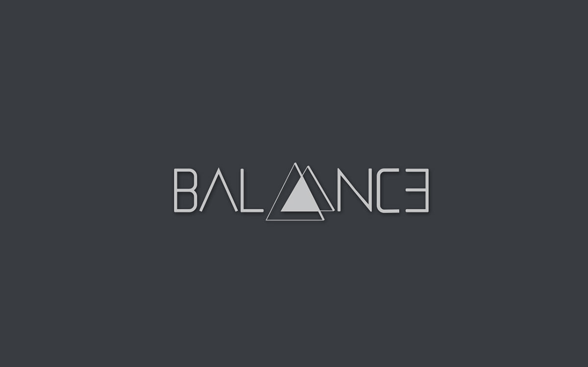 Logo Design balance radio