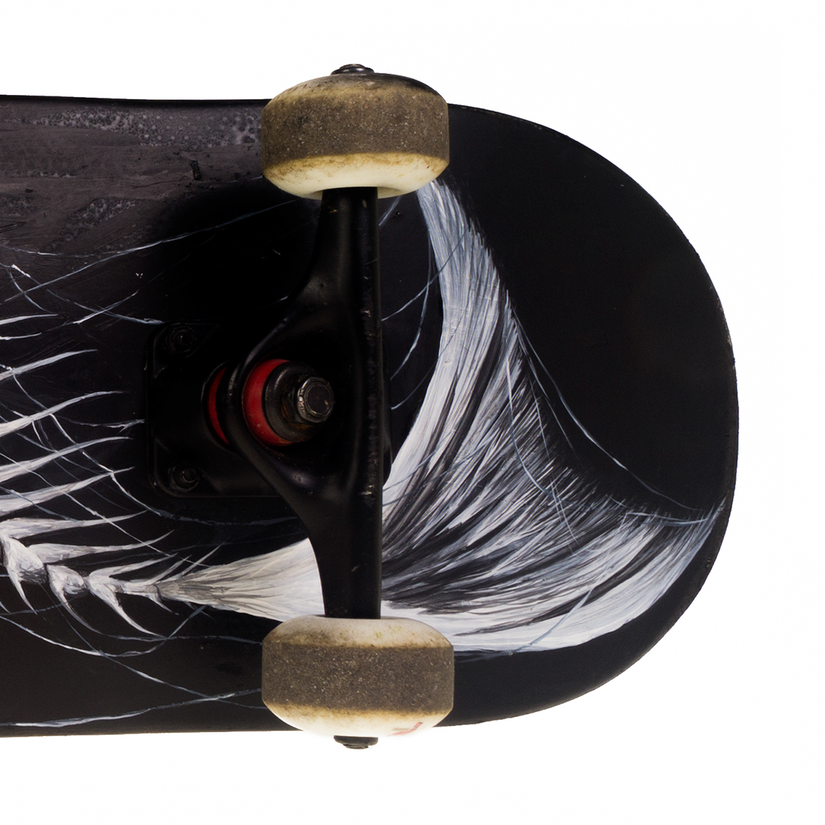 skateboard painting   skate retouching  FISHBONE blackwidow acrylicpaint  Thrasher