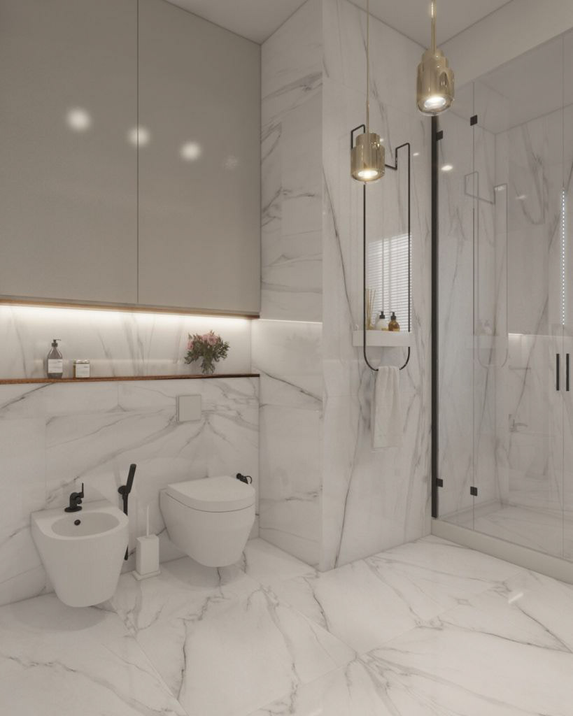 3ds max bathroom bathroom design black clean interior design  minimal Render Sink White