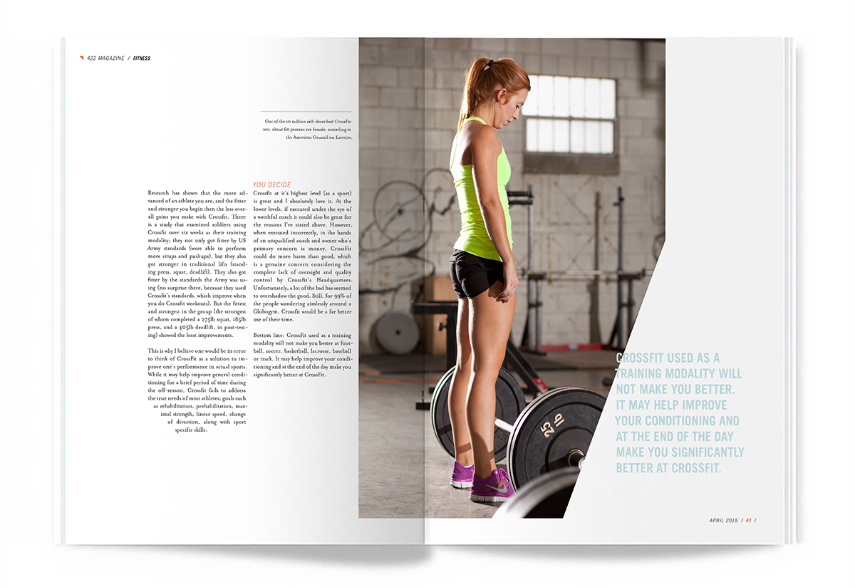 Adobe Portfolio sports sports magazine magazine design fitness Health nutrition news sports news editorial