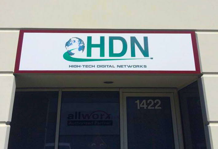 mychal sargent Logo Design HDN high tech digital networks logo