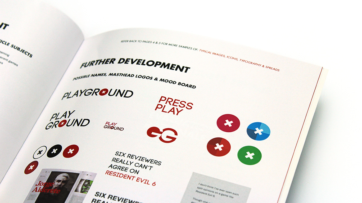 Playground magazine Gaming Website UI/UX Design interactive design process Games