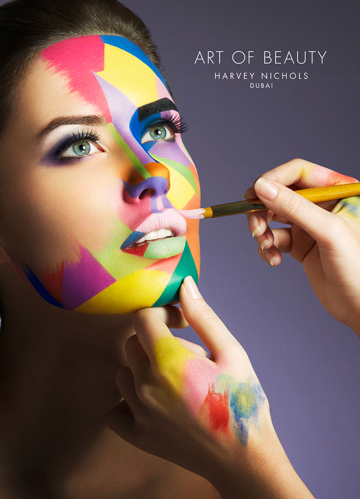 Harvey Nichols HNDubai naderbilgrami beauty campaign