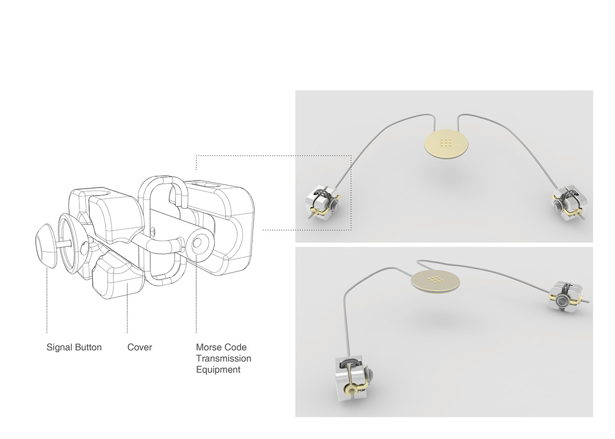 product product design  bone conduction Communication Device communication IF Award