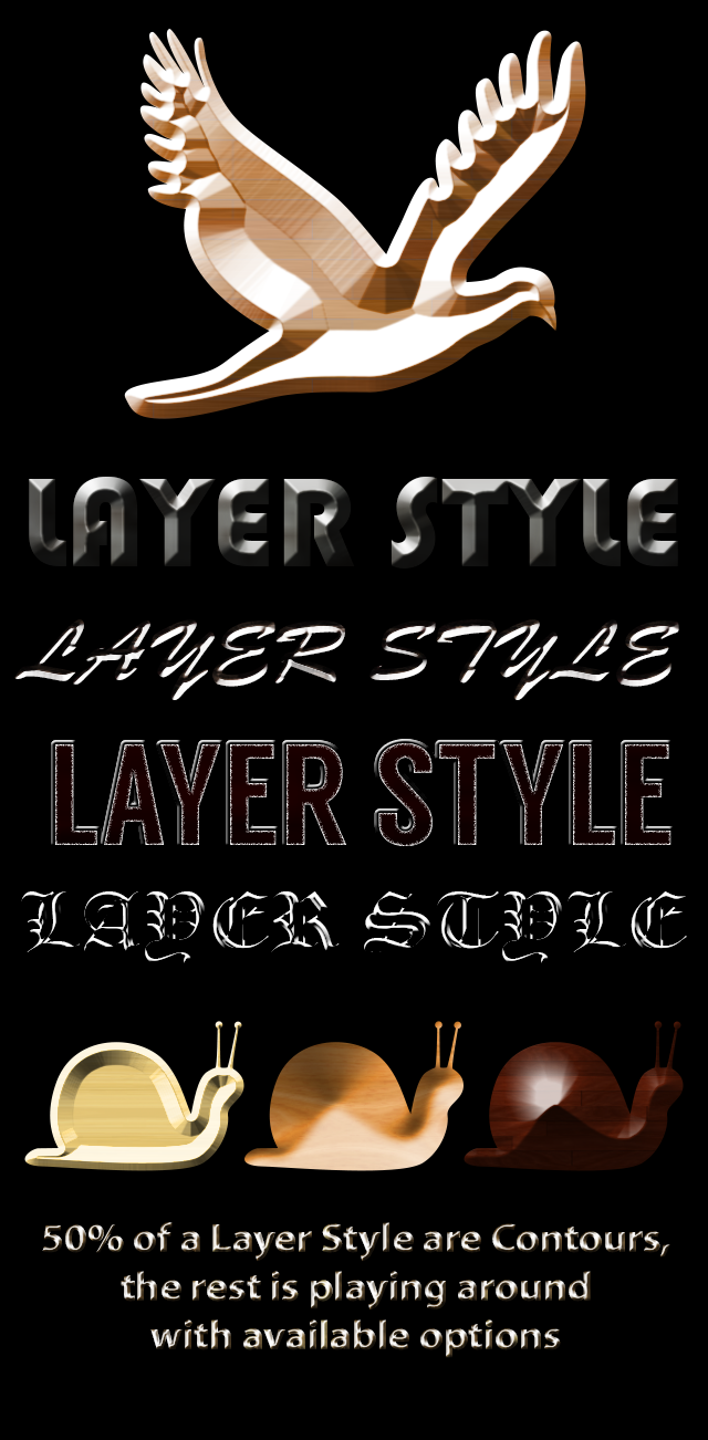 layer Style photoshop bevel Contour