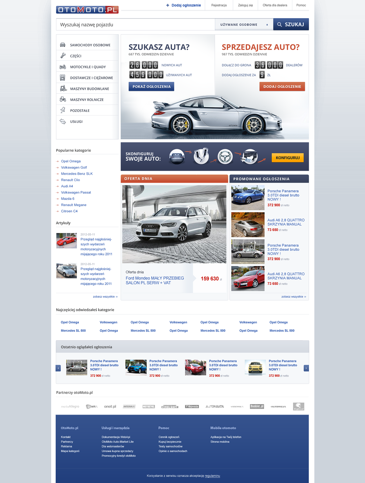 Webdesign automotive  