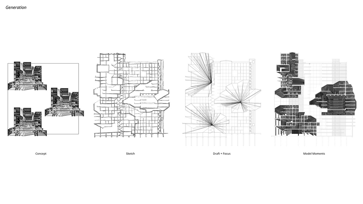 city hall civic architecture contact forces government public intersections master project New Orleans Louisiana social friction thesis transprogramming