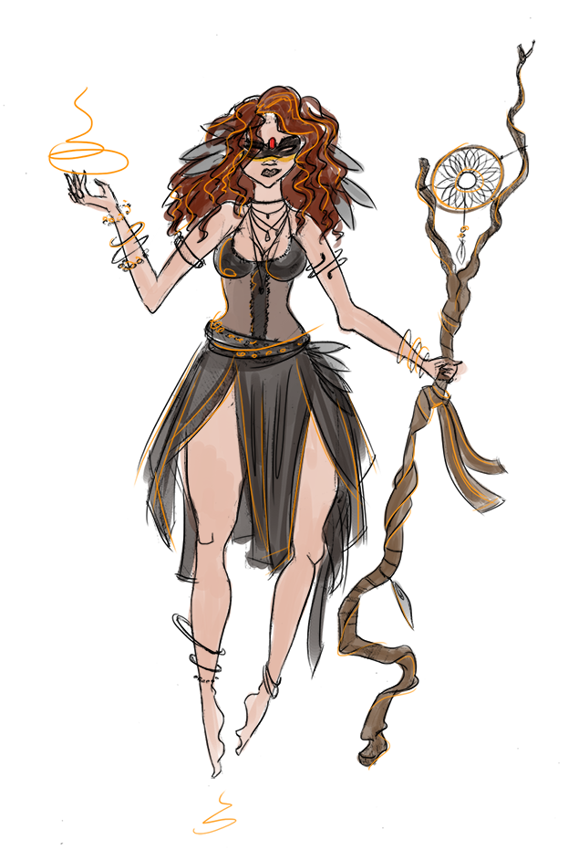 beliefs Character design  concept design costume Ethnic Magic   Morrigan pagan sorceress witch