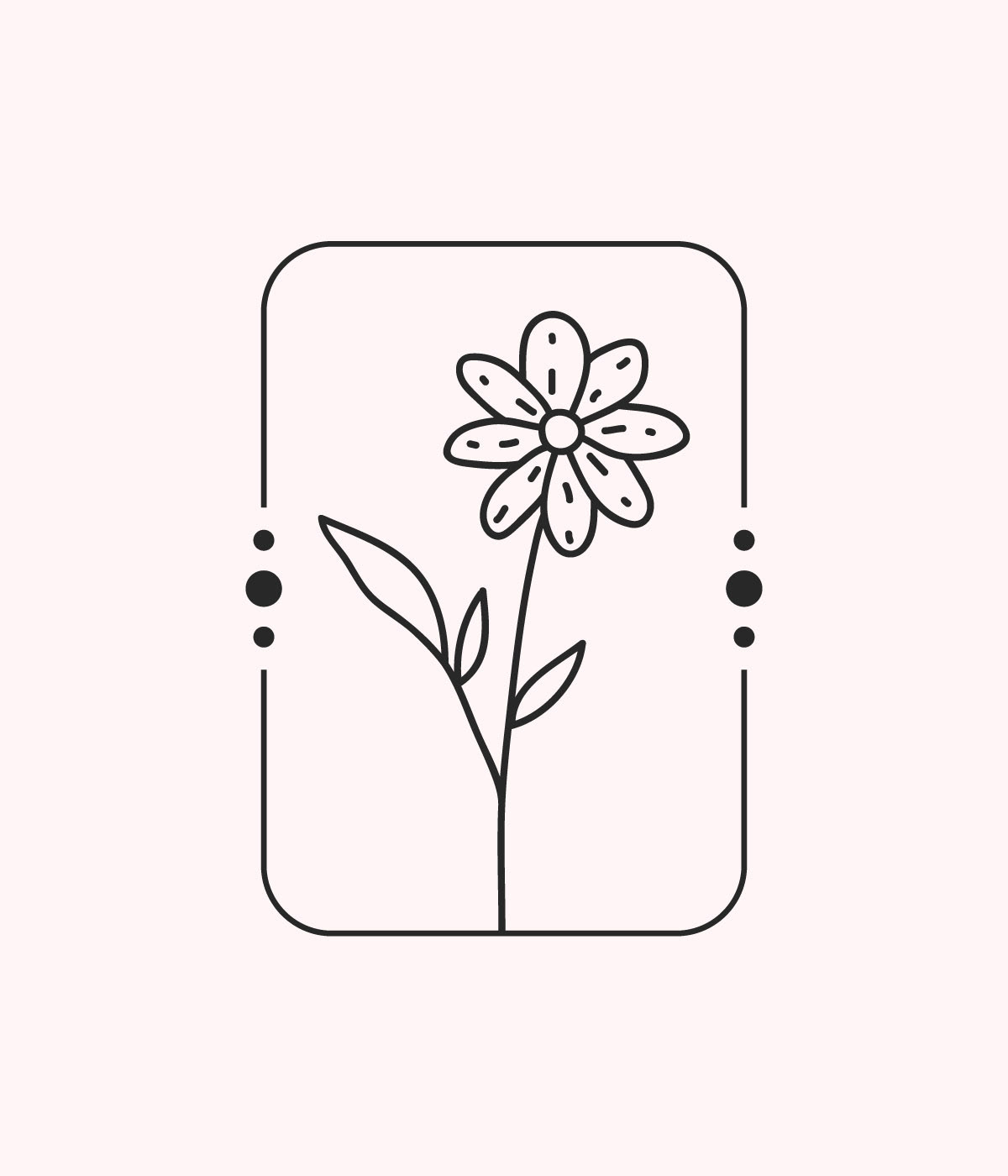 adobe illustrator daisy design floral flower logo logos Logotype Marguerite vector