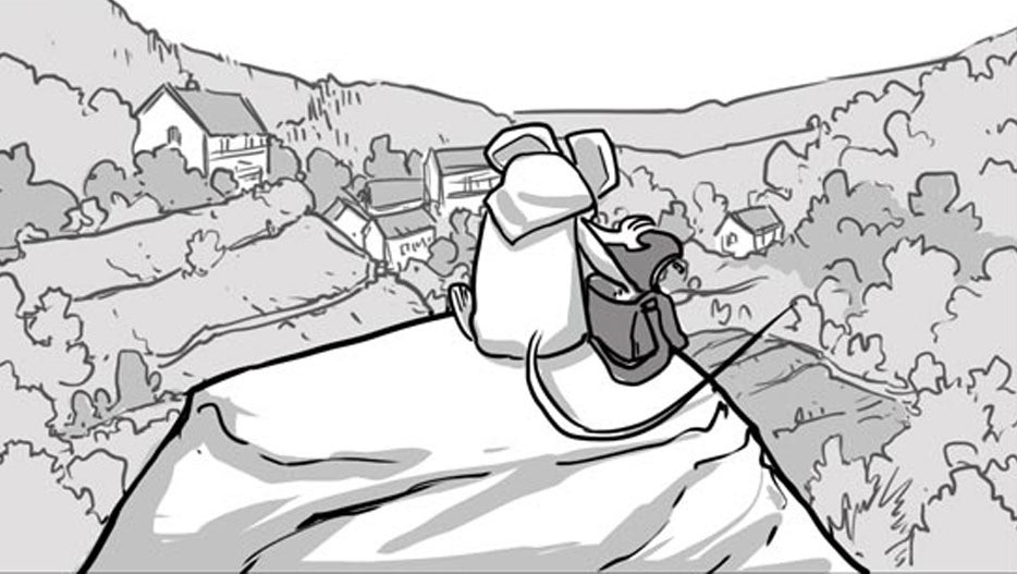 animation  storyboard mouse black and white digital Drawing  cartoon