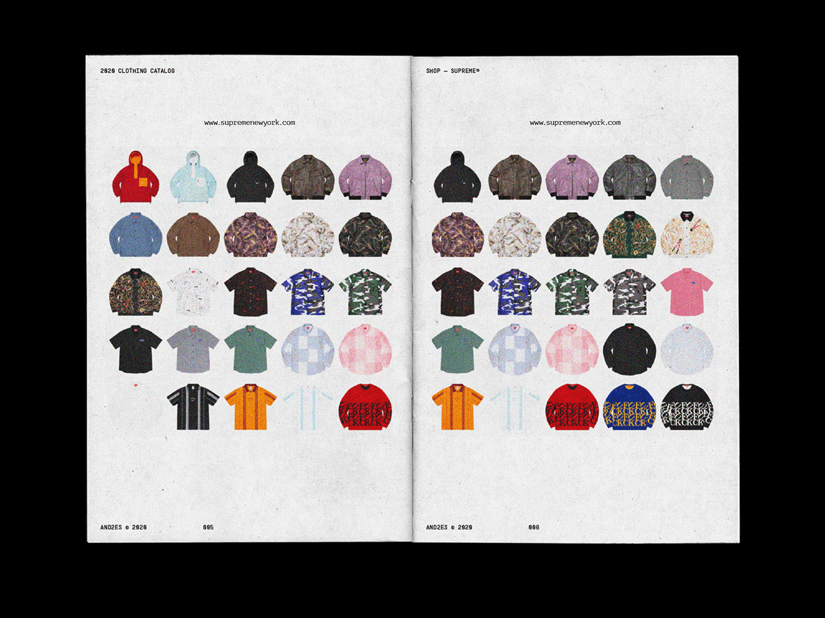 Supreme® Brand Guide // AND2ES™ on Behance