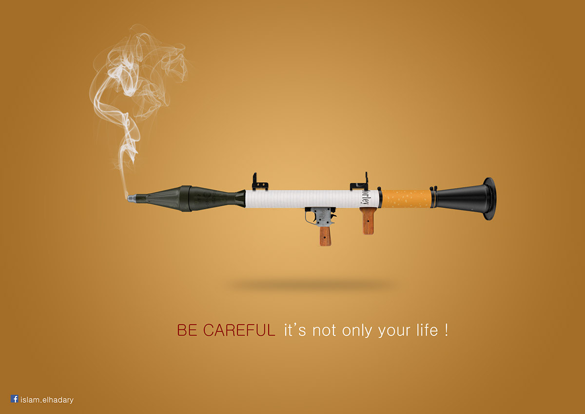 smoking Advertising Photography Photoshop Dangerous RBJ cigarette