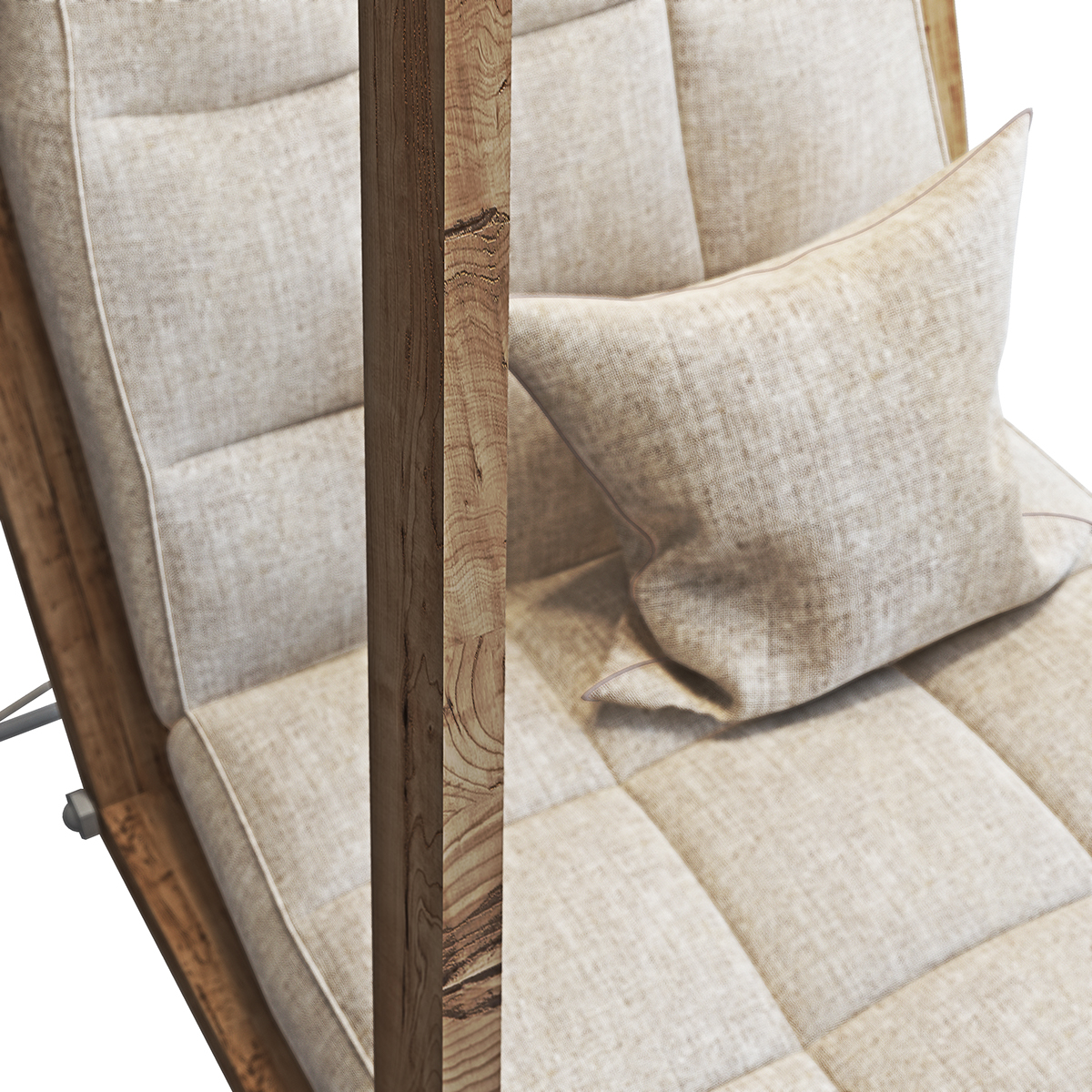 chair Lamp Reading book concrete Interior furniture design visualization