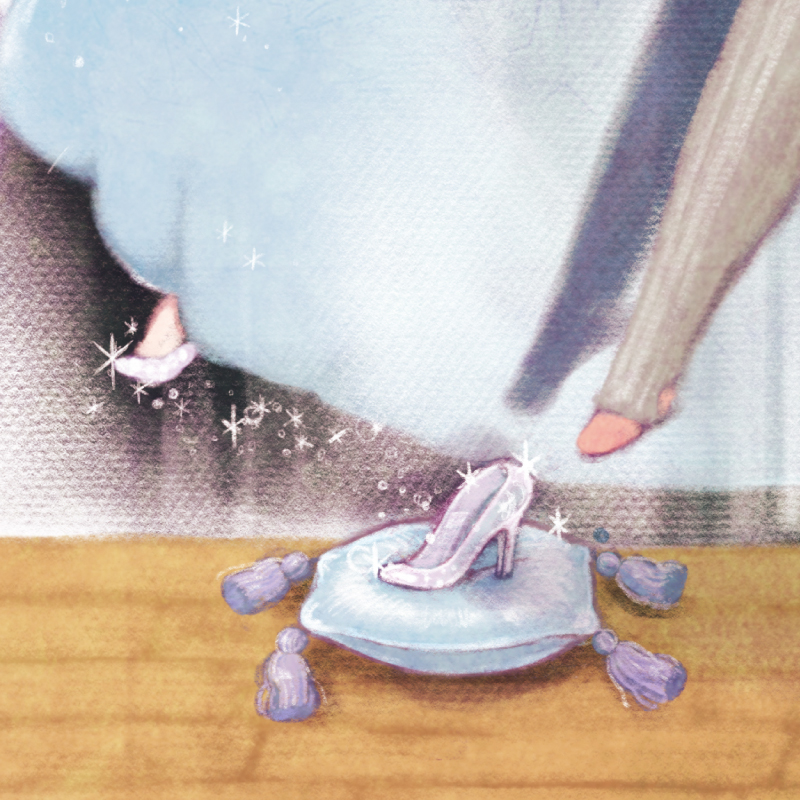 cinderella Glass Shoes pumpkin carriage Princess シンデレラ ガラスの靴 mouse ねずみ ballerina ballet