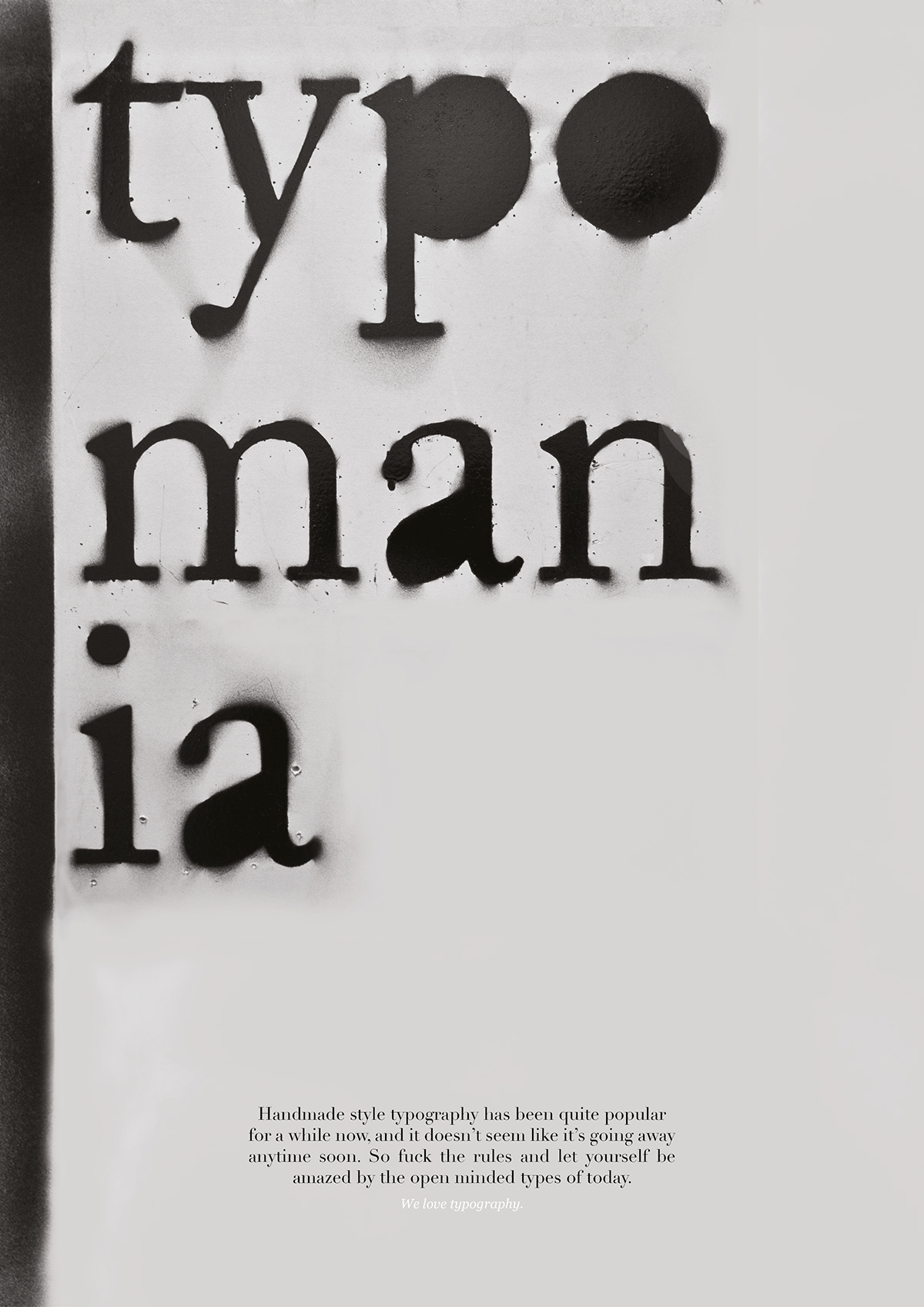 typomania poster