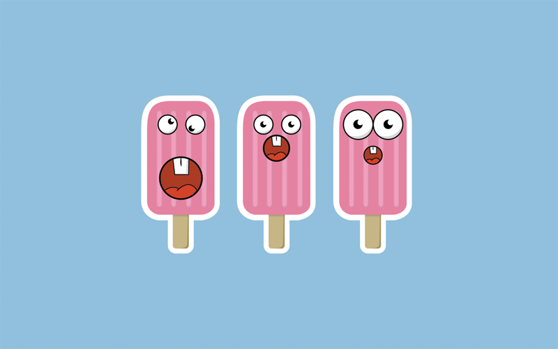 ice cream illustrated