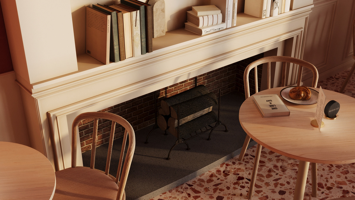 boulangerie brand identity cafe coffee shop design furniture Interior interior design  Logo Design nakedhome