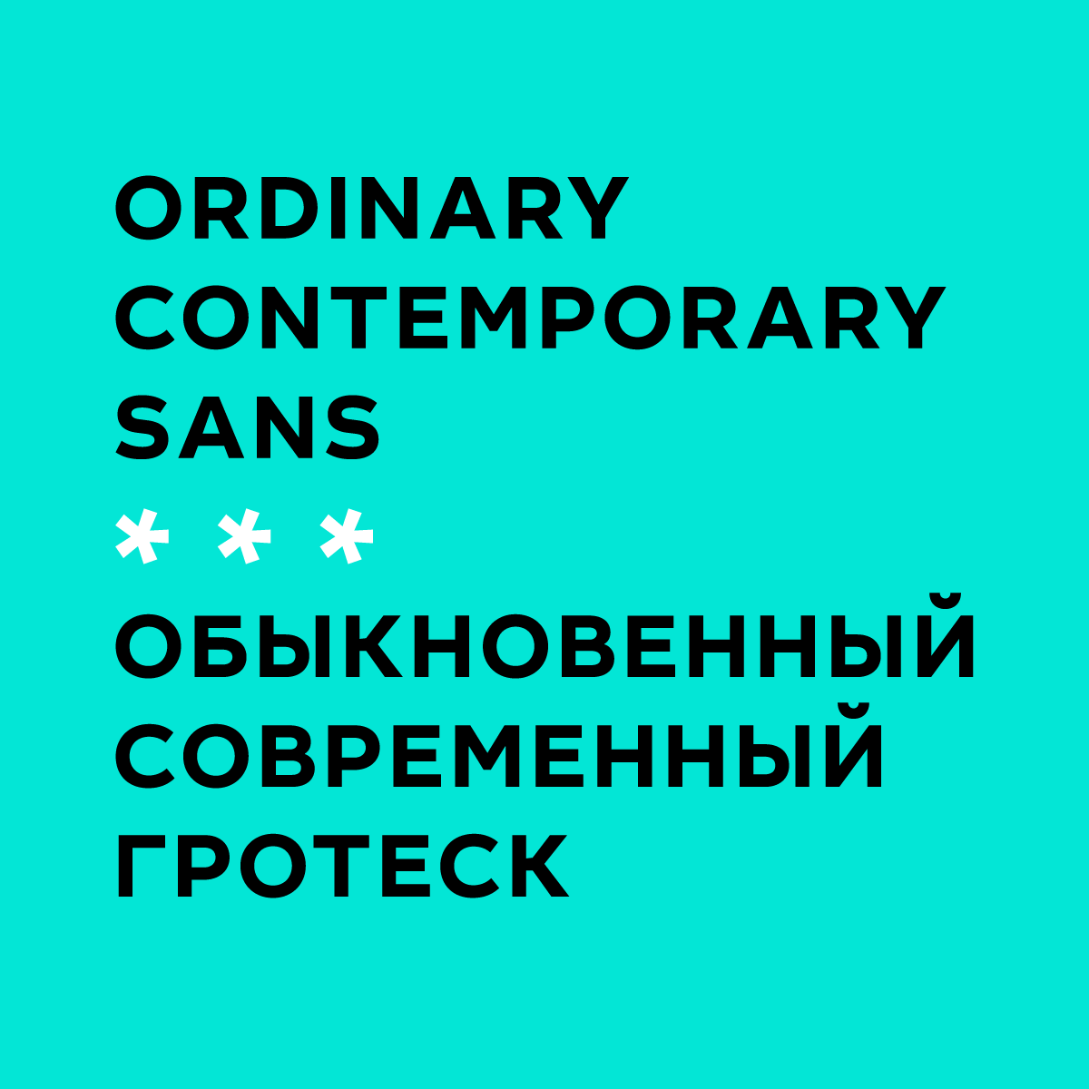 LETO Display Typefamily font Cyrillic geometric sans-serif sans