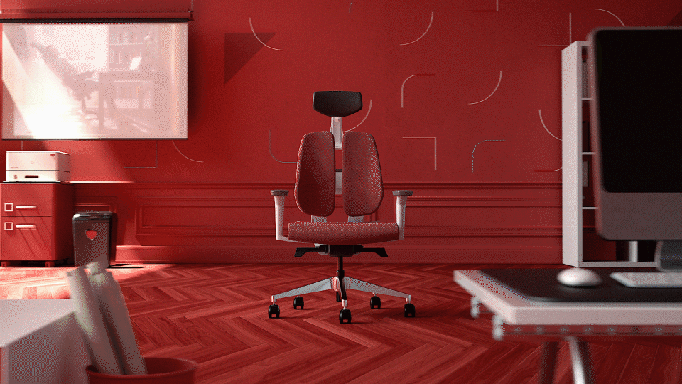 3D abstract animation  branding  CGI chair cinema 4d daily product design  product render