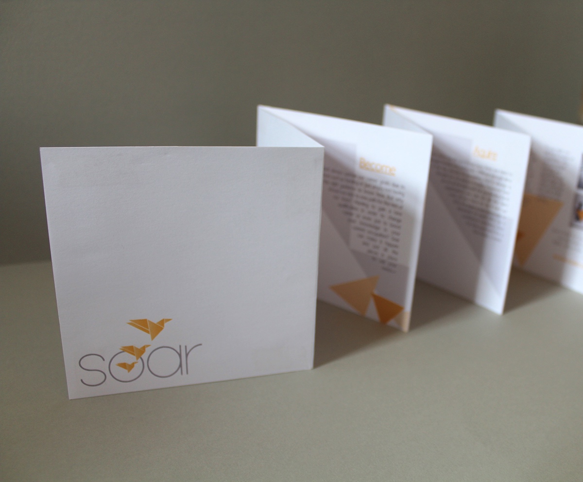 Direct mail stop motion business card origami 