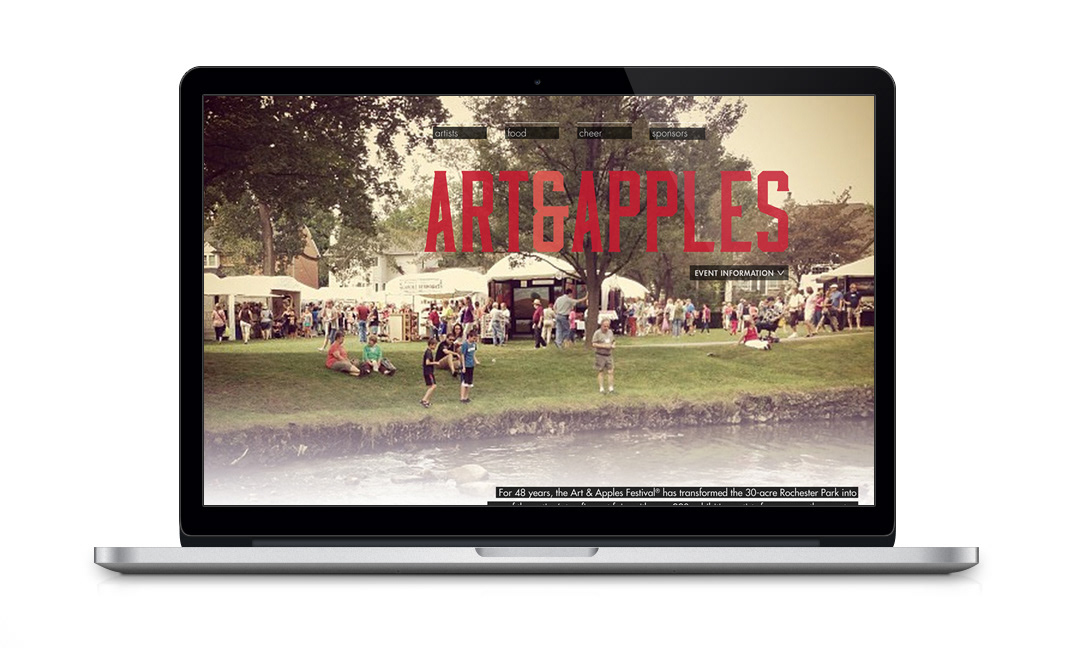 festival Website design iphone iMac artists Food  Entertainment