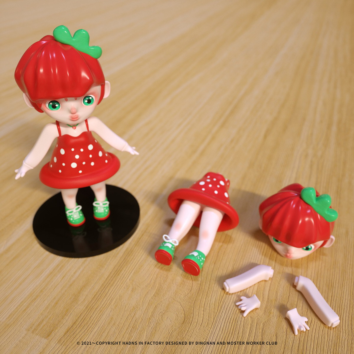 3D cartoon cute design kid model product toy
