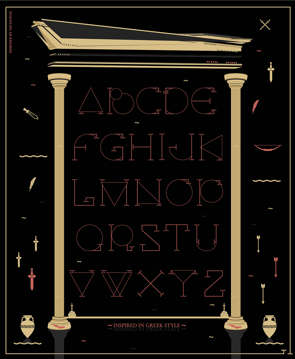 design type font greek graphicdesign