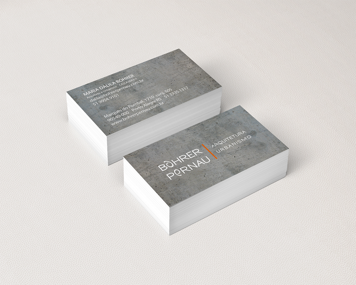 Web site bohrer e pernau cartão de visitas papelaria identidade visual material gráfico Hiperdesign Webdesign