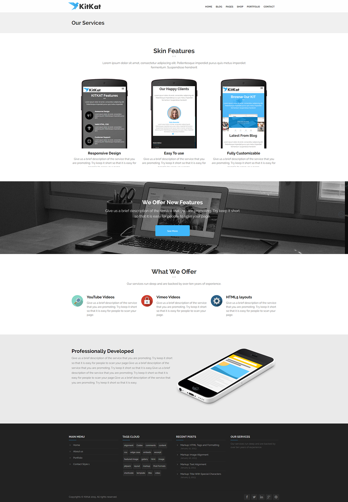 bussiness layerswp Style Kit corporate wordpress site templates portfolio shop Woocommerce Multipurpose One Page Responsive bootstrap seo ready