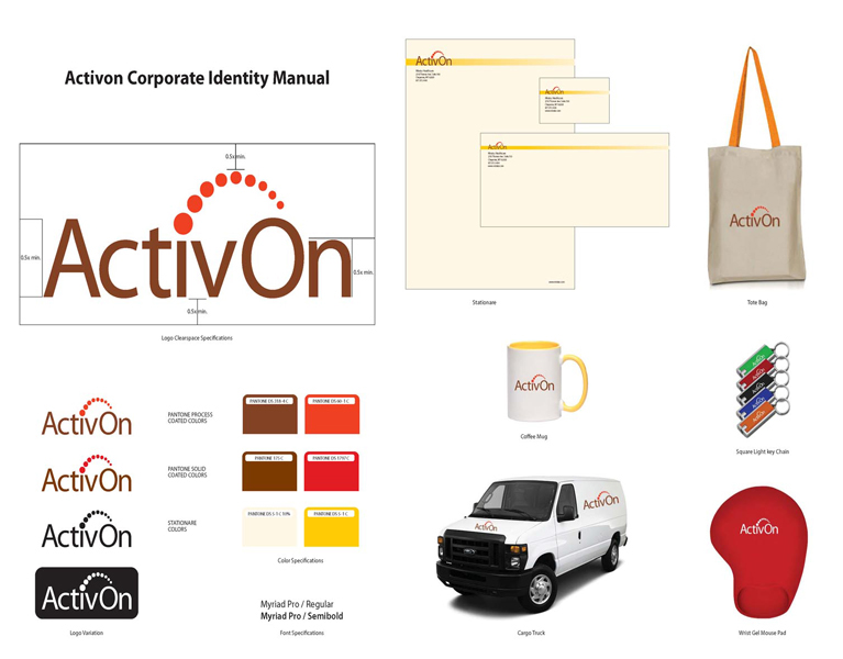 Corporate Identity Board Packaging Activon