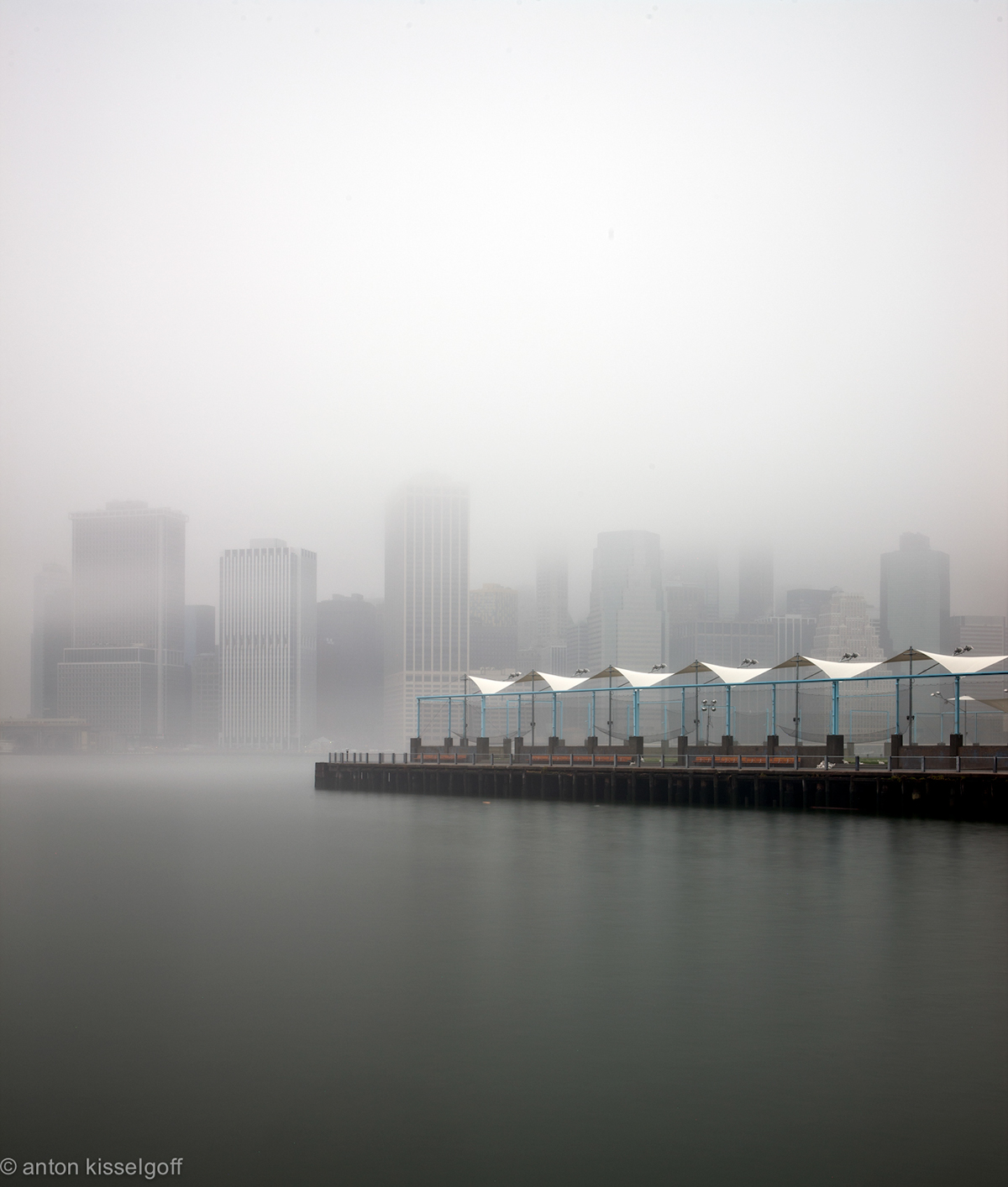 foggy  atmospheric mist  water  new york  brooklyn  red hook