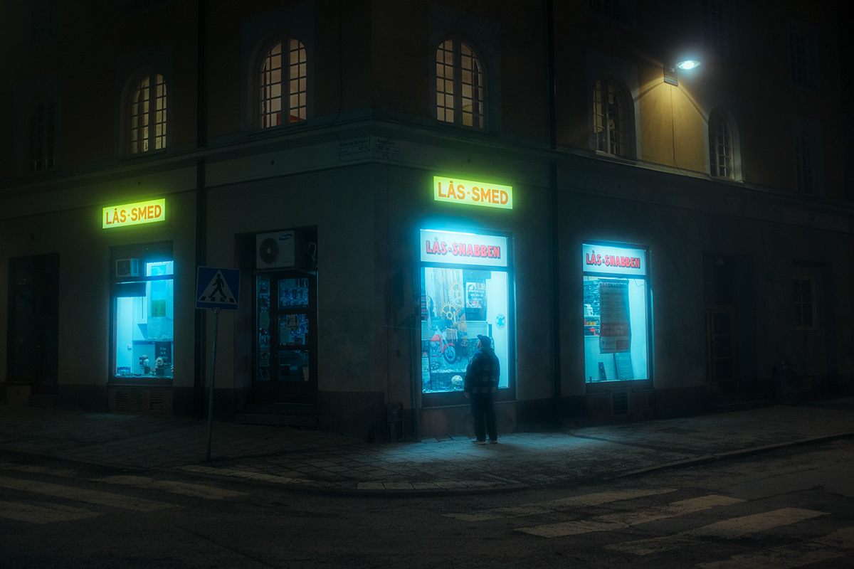 auslund cinematic Editing  fuji movie night night series Photography  Stockholm Sweden