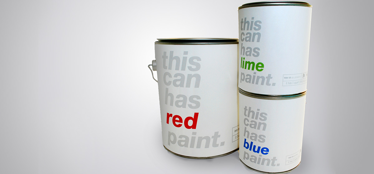 simple Packaging paint can ikea