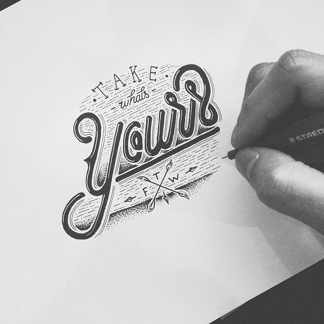 design type hand type HAND LETTERING lettering